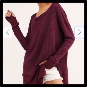 Free People North Shore Thermal Long Sleeve Top